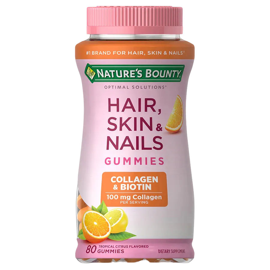 Nature's Bounty Optimal Solutions Hair, Skin & Nails Gummies