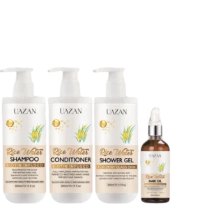 UAZAN Rice Water & Biotin Set